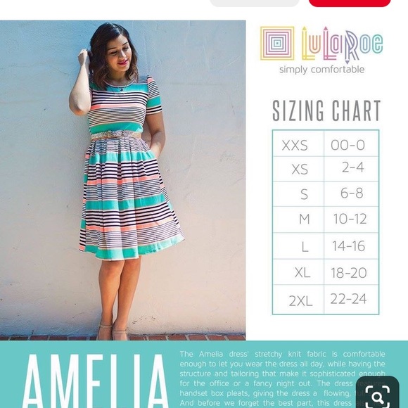 LLR Floral Amelia Dress, Lg - Picture 6 of 6